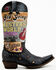 Image #2 - Old Gringo Women's Paradise Vesuvio Embroidered Tall Western Boots - Snip Toe, Blue/silver, hi-res