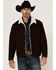 Image #1 - Levi's Men's Corduroy Sherpa Lined Trucker Jacket, Chocolate, hi-res
