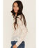 Image #2 - Shyanne Women's Solid Lace Long Sleeve Shirt, Off White, hi-res