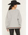 Image #4 - Bailey Rose Women's See You Cowboy Sweater, Grey, hi-res