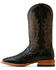 Image #2 - Ariat Men's Showboat Exotic Ostrich Western Boots - Square Toe, Black, hi-res