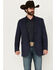 Image #1 - Circle S Men's Plaid Print Western Sportcoat - Big, Navy, hi-res