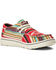 Image #1 - Ariat Girls' Cruiser Pastel Serape FLX Foam Lace-Up Casual Hilo - Round Toe, Multi, hi-res