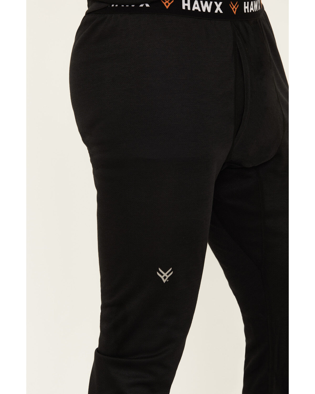 Image #2 - Hawx Men's Midweight Base Layer Bottoms, Black, hi-res