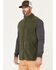 Image #2 - Hawx Men's Fleece Zip Vest, Olive, hi-res