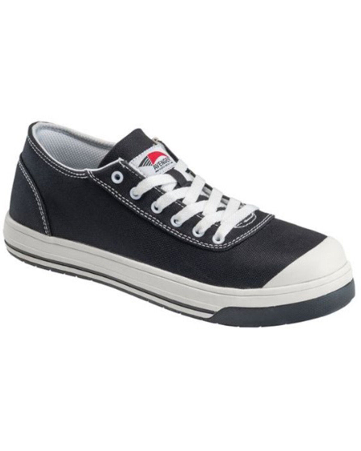 Image #1 - Avenger Men's Blade 6" Eye Lace-Up Work Shoes - Carbon Safety Toe, Black, hi-res