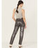 Image #3 - Levi's Women's Shine Til Dawn 724 High Rise Coated Straight Stretch Denim Jeans, Grey, hi-res