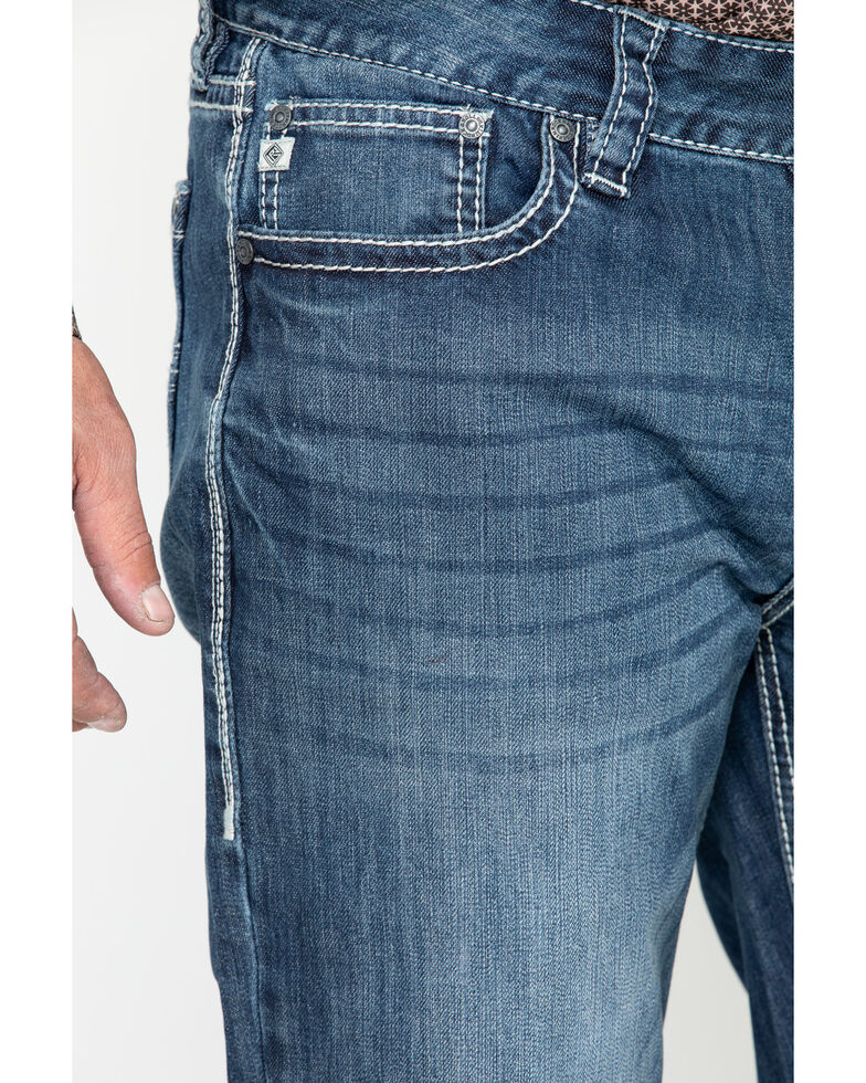 Rock & Roll Denim Men's Reflex Double Barrel Straight Leg Jeans, Blue, hi-res