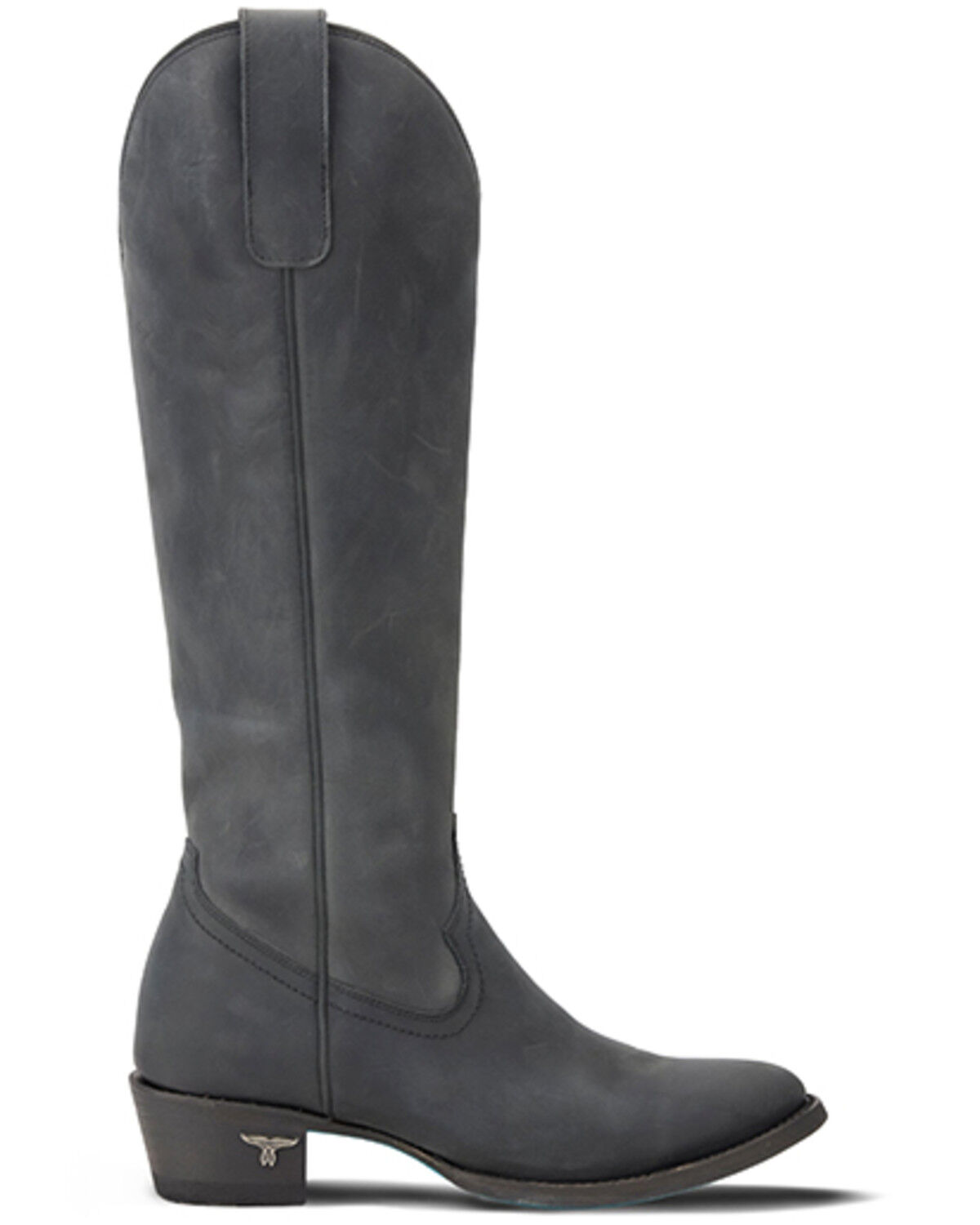 Image #2 - Lane Women's Plain Jane Tall Western Boots - Round Toe, Black, hi-res