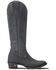 Image #2 - Lane Women's Plain Jane Tall Western Boots - Round Toe, Black, hi-res