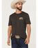 Image #2 - Ariat Men's Cocky Cowboy Short Sleeve Graphic T-Shirt, Charcoal, hi-res