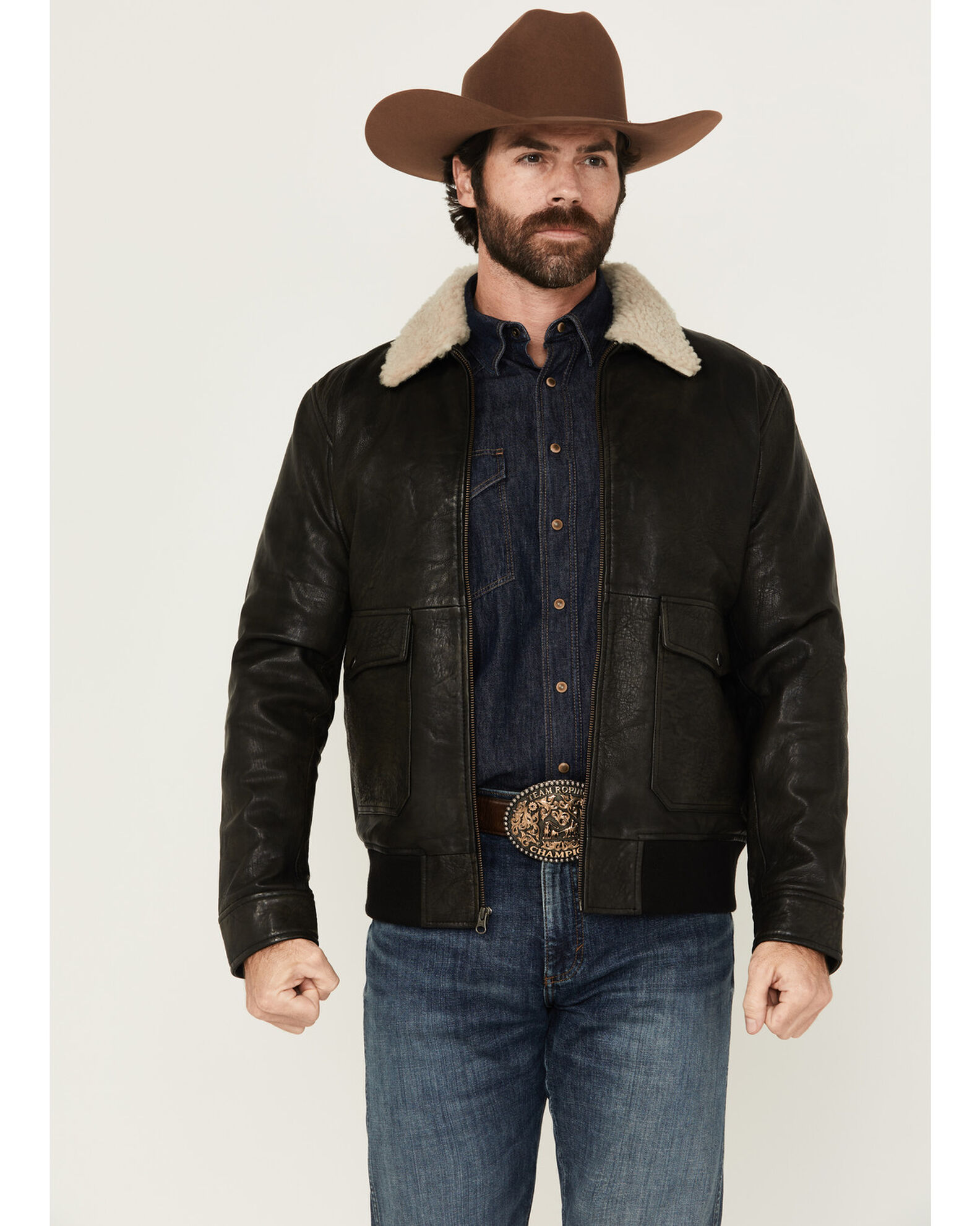 Scully Men s Leather Bomber Western Jacket