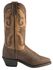 Image #2 - Abilene Women's Sage Inlay Western Boots - Pointed Toe, Distressed, hi-res