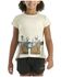 Image #1 - Carhartt Toddler Girls' Toolbelt Short Sleeve Graphic T-Shirt, Cream, hi-res