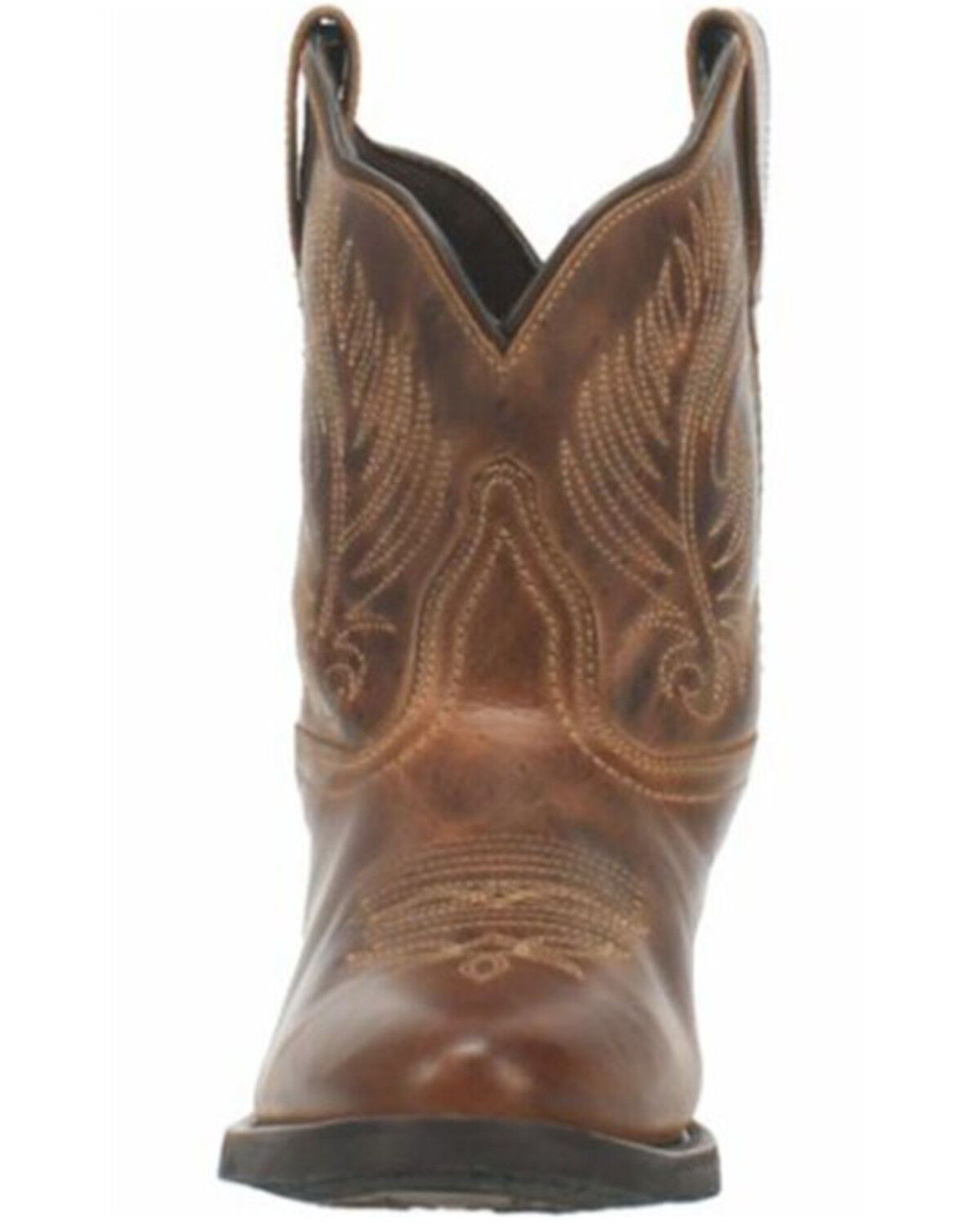 Image #4 - Laredo Women's Brown Shortie Western Booties - Round Toe, Brown, hi-res