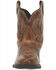 Image #4 - Laredo Women's Brown Shortie Western Booties - Round Toe, Brown, hi-res