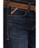 Image #2 - Ariat Boys' B4 Relaxed Bootcut Stretch Denim Jeans, Dark Wash, hi-res