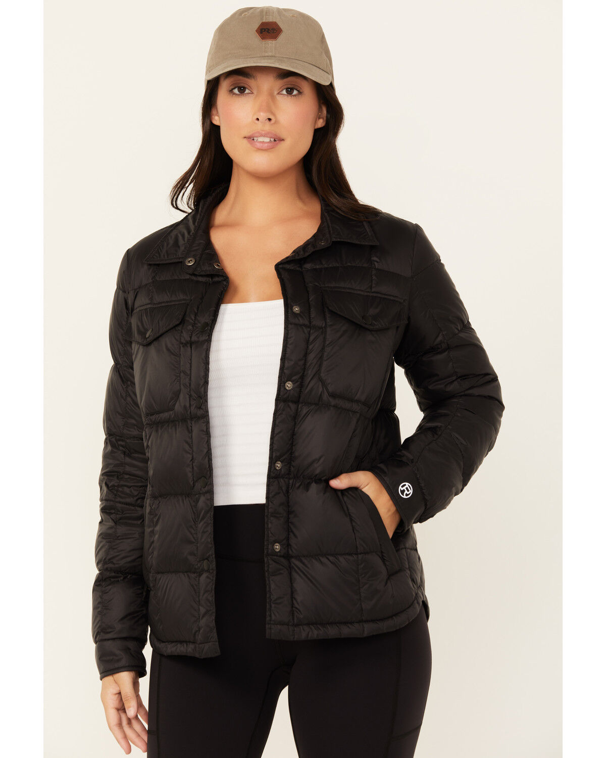 Image #1 - Roper Women's Lightweight Parachute Jacket, Black, hi-res