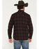 Image #4 - Moonshine Spirit&reg; Men's Hunter Plaid Print Long Sleeve Snap Flannel Shirt, Black, hi-res