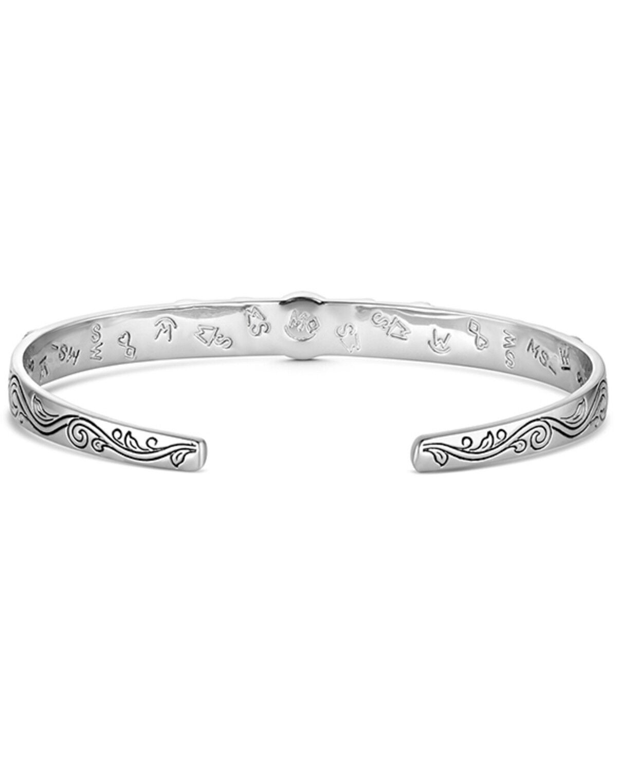 Image #2 - Montana Silversmiths Women's Turquoise Darling Cuff Bracelet, Silver, hi-res