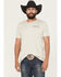 Image #2 - Pendleton Men's Cascadia Skull Short Sleeve Graphic T-Shirt, Off White, hi-res