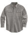 Image #1 - Carhartt Men's FR Work-Dry&reg; Twill Long Sleeve Shirt - Big & Tall, Grey, hi-res
