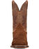 Image #4 - Dan Post Men's Snyder Western Boots - Broad Square Toe, Brown, hi-res