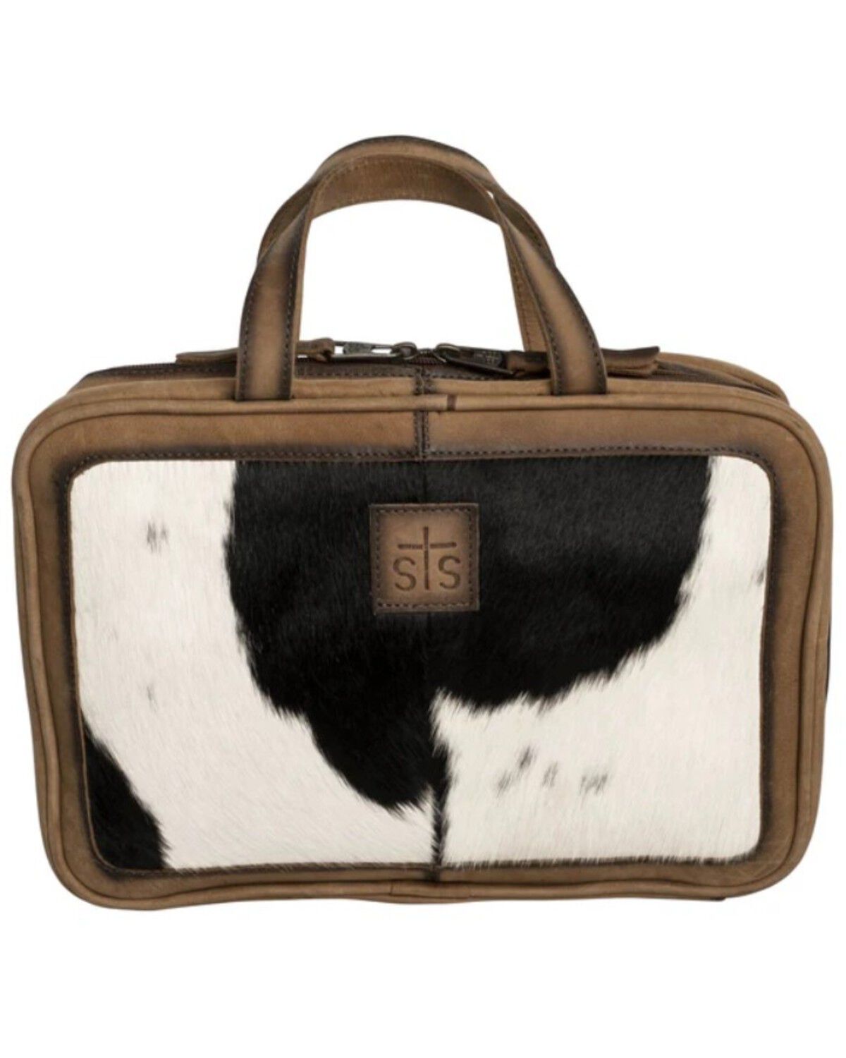 Image #1 - STS Ranchwear by Carroll Cowhide Toiletry Bag, Multi, hi-res