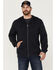 Image #1 - Brothers and Sons Men's Weathered French Terry Zip-Front Hooded Jacket, Charcoal, hi-res