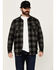 Image #1 - Brothers and Sons Men's Kent Plaid Print Long Sleeve Button-Down Shirt, Black, hi-res