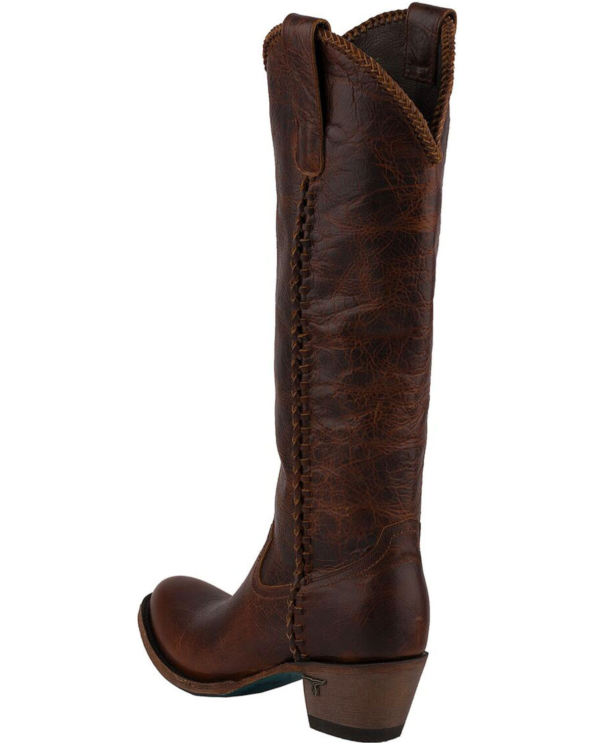 Image #2 - Lane Women's Plain Jane Western Boots - Round Toe, Cognac, hi-res