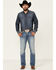 Image #1 - Cinch Men's Boot Barn Exclusive Ian Medium Stonewash Performance Slim Bootcut Jeans, , hi-res