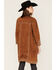 Image #5 - Understated Leather Studded Suede Duster Coat, Tan, hi-res