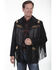 Image #1 - Scully Men's Boar Suede Fringe Jacket, Black, hi-res