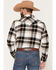 Image #4 - Cody James Men's Standard Issue Plaid Print Long Sleeve Snap Flannel Shirt - Tall, Black, hi-res