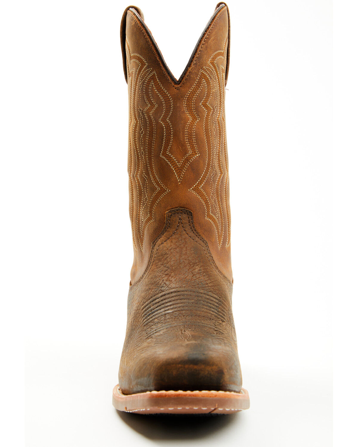 Image #4 - Dan Post Men's Creed Performance Western Boots - Square Toe, Chocolate, hi-res