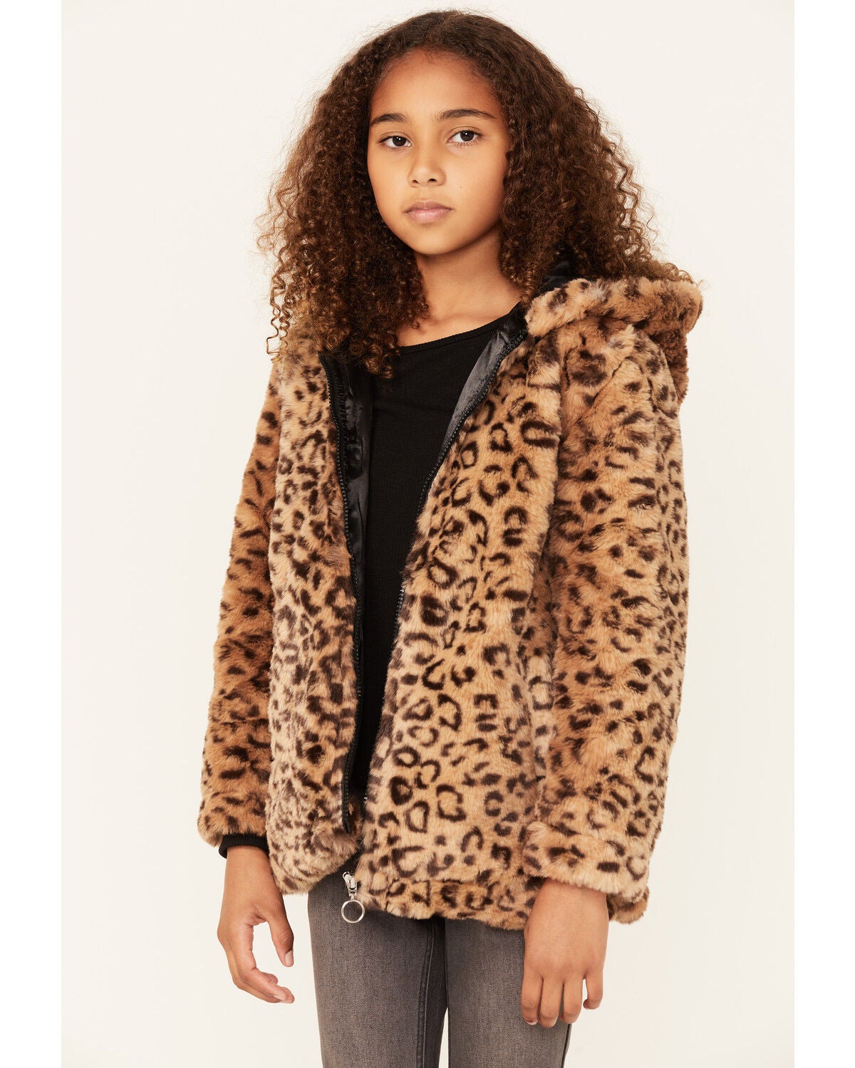 cheetah fur jacket