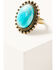 Image #2 - Shyanne Women's 5-piece Gold & Turquoise Ring Set, Gold, hi-res