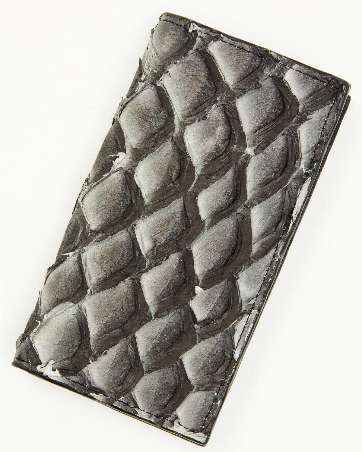 Image #1 - Cody James Men's Exotic Pirarucu Rodeo Wallet, Dark Grey, hi-res