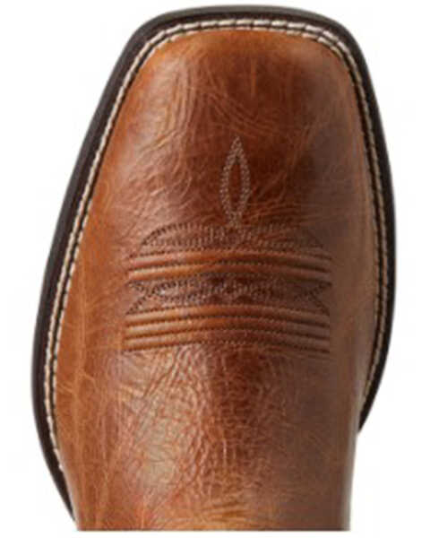 Image #4 - Ariat Men's Brander Leather Performance Western Boot - Broad Square Toe , Brown, hi-res