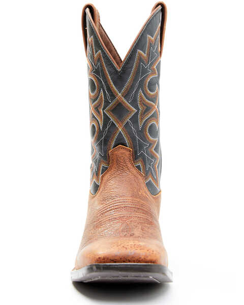 Image #4 - Durango Men's Brown Westward Western Performance Boots - Broad Square Toe, Brown, hi-res