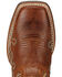 Ariat Youth Girls' Crossroads Western Boots - Broad Square Toe, Wood, hi-res