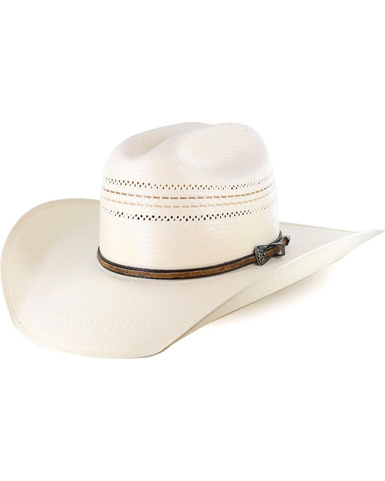 Larry Mahan Men's 10X Straw Hat, Natural, hi-res