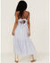 Image #4 - Revel Women's Sleeveless Stripe Midi Dress, Blue, hi-res