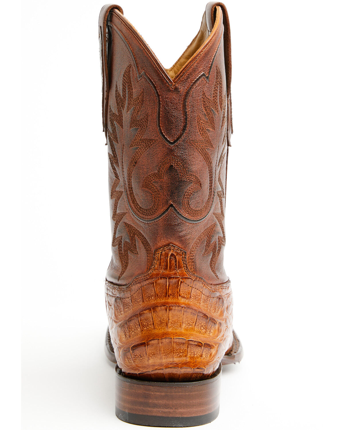 Image #5 - Cody James Black 1978® Men's The Hayward Exotic Caiman Belly Western Boots - Broad Square Toe, Cognac, hi-res