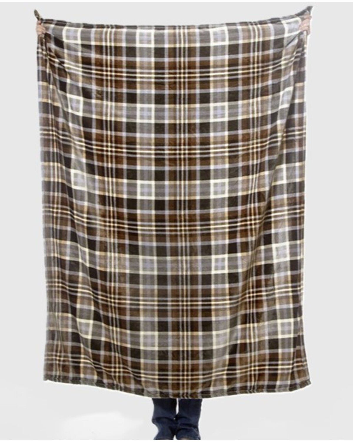 Image #2 - Carstens Home Chestnut Travel Blanket, Multi, hi-res
