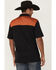 Image #4 - RANK 45® Men's Barrier Color Block Short Sleeve Button-Down Polo Shirt, Black, hi-res