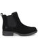 Image #2 - Born Women's Cove Suede Waterproof Chelsea Booties - Round Toe, Black, hi-res