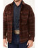 Image #3 - Cinch Men's Polar Fleece Striped Long Sleeve Flannel Jacket, , hi-res