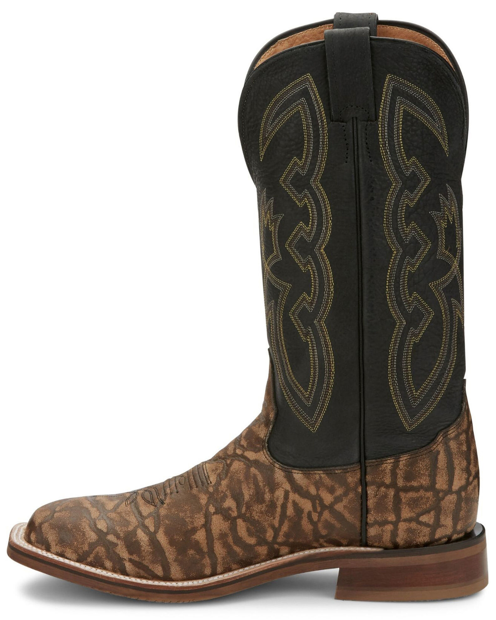 Image #3 - Tony Lama Men's Galan Taupe Western Boots - Broad Square Toe, , hi-res